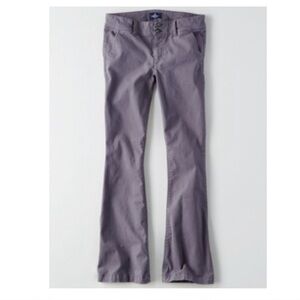 Artist Gray Casual Flared Pants